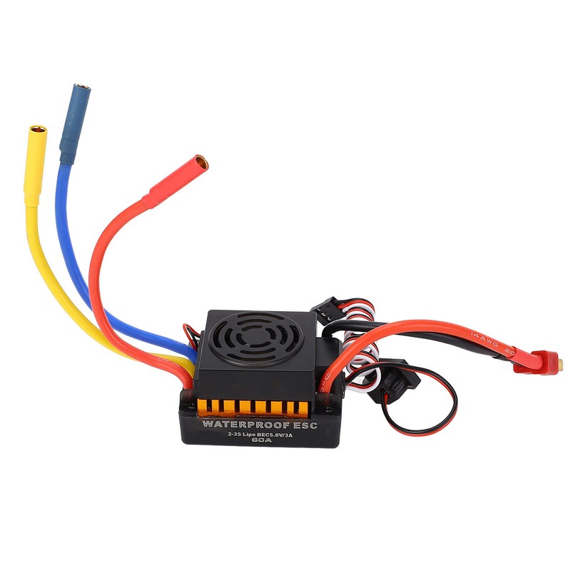60A Brushless ESC with 5.8V 3A BEC Output Waterproof Electronic