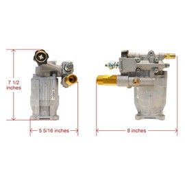 The ROP Shop | Horizontal Pressure Washer Water Pump for Mi-T-M, CM-2600, CM-2703-0MHB Sprayers