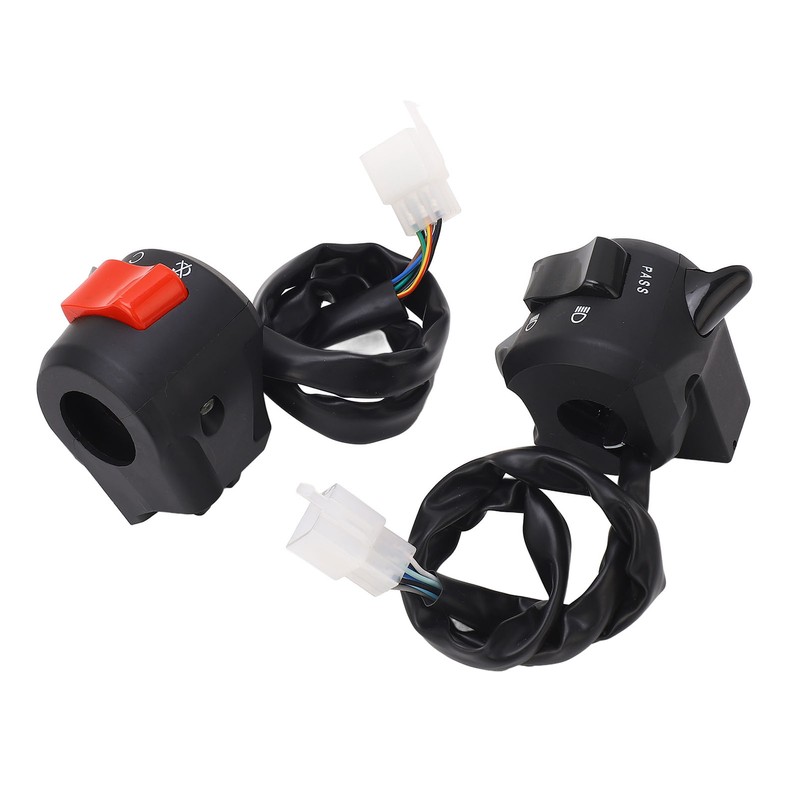 Motorcycle Handlebar Switch 7/8in Turn Signal Horn High Low Beam