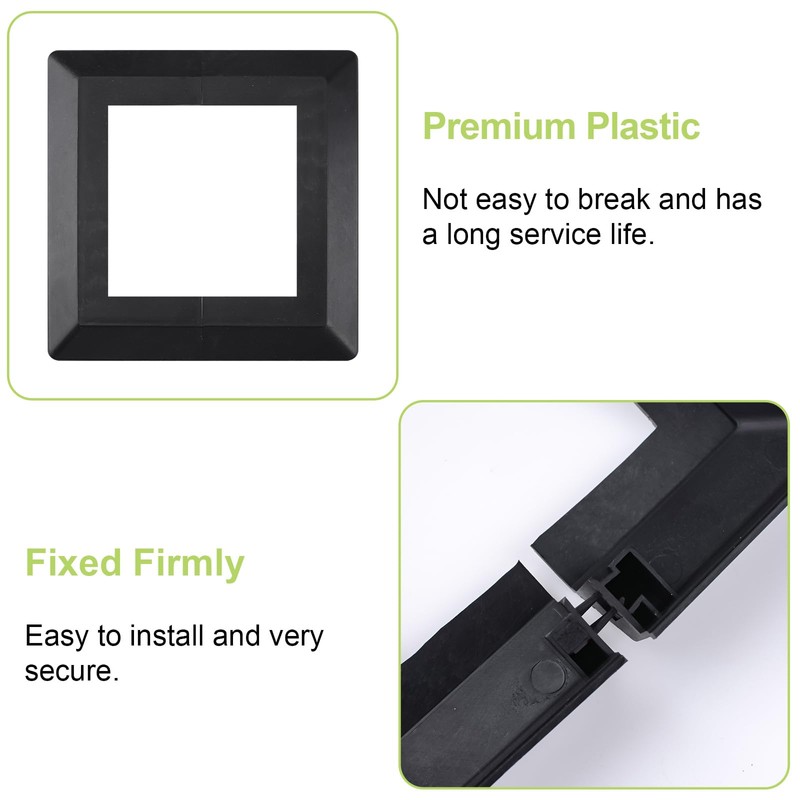 UFURMATE Post Base Cover, 4 Pack 3.5 x 3.5 Inch,