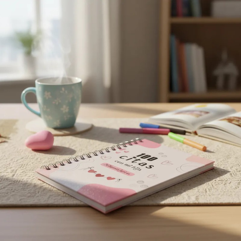 Libro 100 Citas Mamá Hija Regalo Pasta Dura Premium Sin