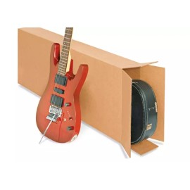 U-Line 18" x 6" x 45" Corrugated Box - 275lb - SIDE LOADING - GUITAR BOX