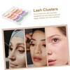 Baluue 4sets Reusable Fake Lashes Long Volume Eyelash Extensions Comfort