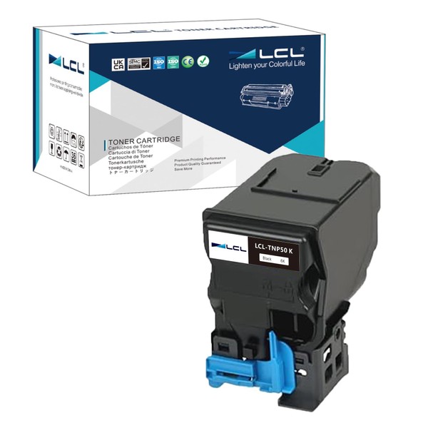 LCL Compatible Toner Cartridge Replacement for Konica Minolta TNP50K TNP51K