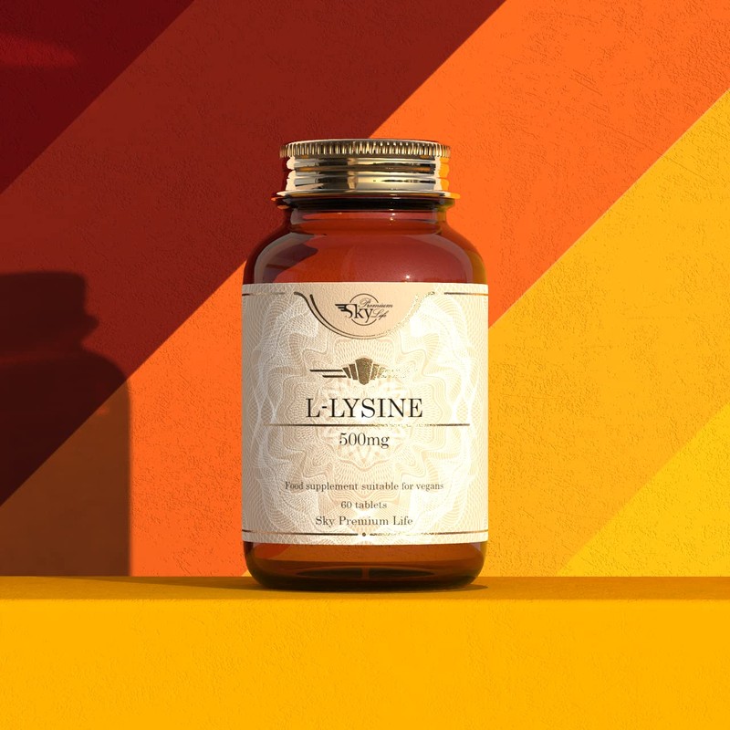 Sky Premium Life L Lysine - 60 L-Lysine Tablets |