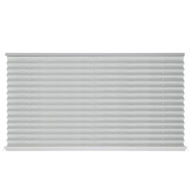 NOVINO RV Blinds Pleated Shades,Camper Window Blinds,RV Window Shade for Camper Travel Trailers Motorhome Motor Coach-50 W x 24" L,Gray