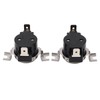 2Pcs Thermostat Switch Sensitive Auto KSD302R Dual Metal Plate Temperature