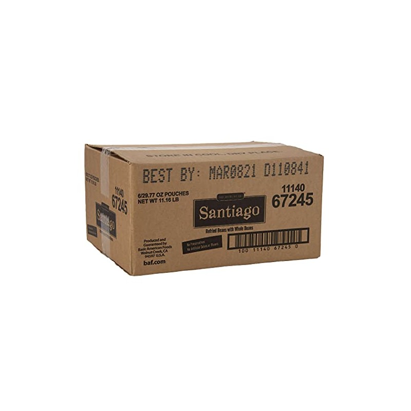 Santiago Refried Pinto Beans, 29.77 Ounce (Pack of 6)