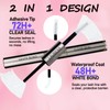 Lash Bond and Seal Lash Glue Waterproof LAUBESS 2-in-1 Cluster