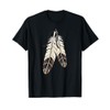 Retro Native American Feather Indian Tribe Heritage Pride T-Shirt