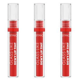 Catrice Glass Like Dewy Lip Tint, Lip Gloss No. 060, Orange, Colouring Effect, Glossy, Vegan, Paraben-Free, No Microplastic Particles, Nanoparticles Free, Pack of 3 (3 x 3 ml)