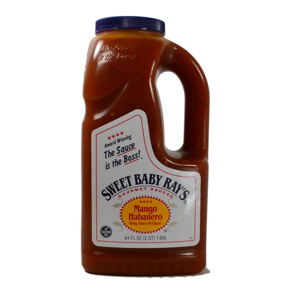 Sweet Baby Rays Mango Habanero Wing Sauce & Glaze 64 Oz. (1-Pack)