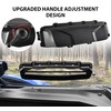 SAUTVS 2PCS UTV Windshield Vents Self Install Kit Windscreen Ventilation