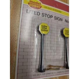 Model Power G Scale MODEL POWER G 978 LITED STOP SIGN 538488