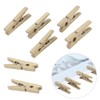 Mini Wooden Photo Clip Wall Decoration Scrapbook Picture Postcard Note