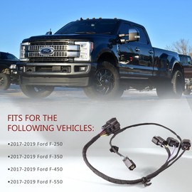 GrteRokky Rear Tailgate Handle Jumper Wiring Harness Compatible for 2017-2019 Ford F-250 F-350 F-450 F-550 Super Duty HC3Z-14A412-EA
