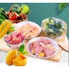 MKISHINE Pack of 100 Food Storage Bags, Elastic, Stretchy, Adjustable