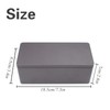 Black Metal Cash Box with 20 PCS Banknotes Top-Insert Holders