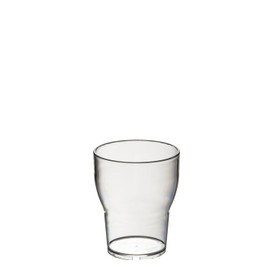 Set of 6 Roltex Unbreakable Reusable Polycarbonate Plastic Tulip Stacking Tumblers (250ml / 8.8fl oz to rim)Tumblers