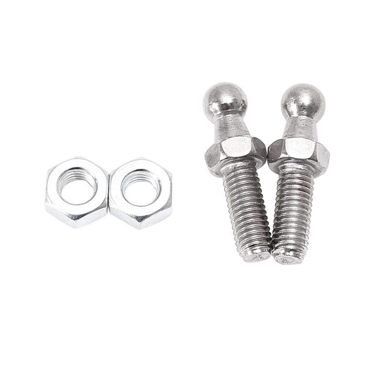 X AUTOHAUX 2 Set 10mm M8x20mm Car Gas Strut Ball