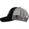 Funky Junque Snapback Hat for Men: Fish Flag Mesh -