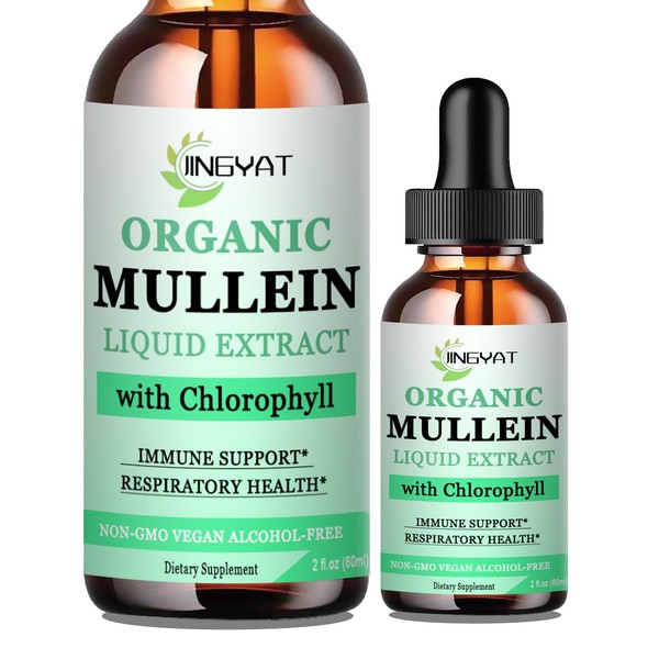 Mullein Drops for Lungs | Powerful Mullein Leaf Extract with