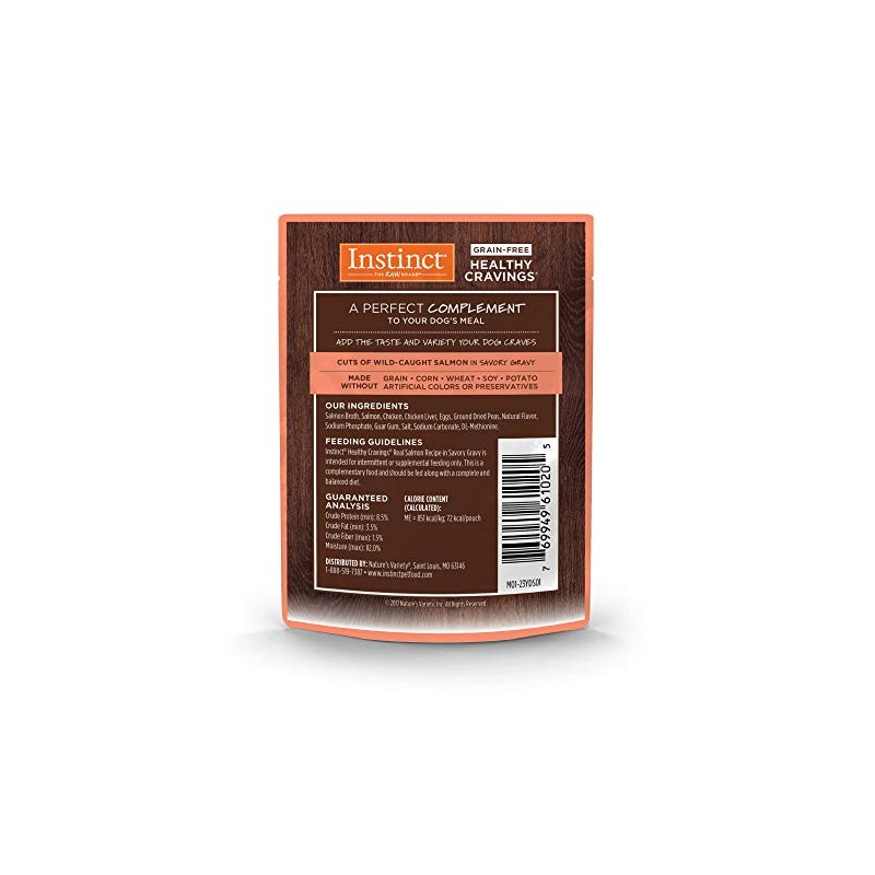 Instinct Healthy Cravings para Perro, Receta de Salmón 24pz