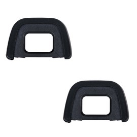 JJC Eyecup Eyepiece for Nikon D750, D610, D600, D300s, D300, D200, D100, D90, D80, D70S, D70, D60, D7100, D7000, D5100, D5000 Camera Replaces Nikon DK-21/DK-23 Eyepiece (2pcs Per Package)