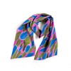 Marettra Maretra Pretty Trunk Wide Silk Tie Scarf