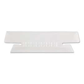 Pendaflex 4312 Hanging File Folder Tabs, 1/3 Tab, 3 1/2 Inch, Clear Tab/White Insert, 25/Pack