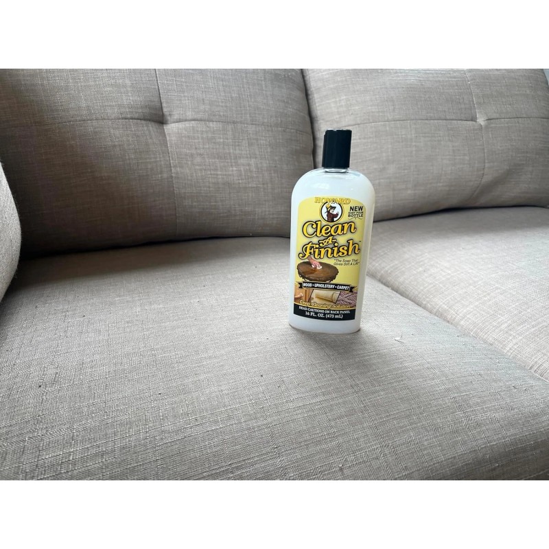 HOWARD Clean-A-Finish Wood Cleaner and Upholstery Cleaner 16 Ounces
