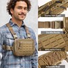VOTAGOO Tactical EDC Chest Bag 2L Utility Molle Chest Rig