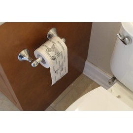 SummitLink Funny Toilet Paper Tissue Napkin Prank Fun Birthday Party Novelty Gift Idea (1 Roll)