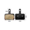 Piago Balatas Pastillas Metal 4mm para Bicicleta Freno De Disco