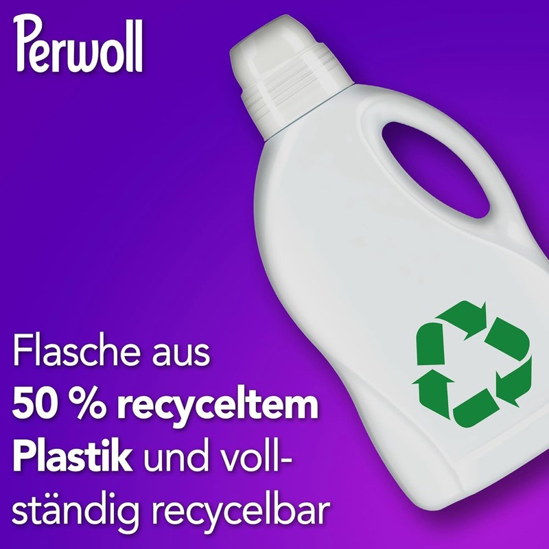 Perwoll Renew White (25 washes), Liquid Detergent For White Laundry,