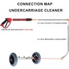 Hourleey Pressure Washer Undercarriage Cleaner, 16 Inch Power Washer Surface