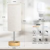 Dicoool Touch Bedside Table Lamp with USB - 3 Way