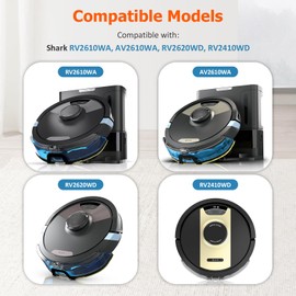 Penkineer 6 Pack Vacmop Shark Vacuum Pads for Shark AV2610WA, RV2610WA, RV2620WD, RV2410WD, Matrix Plus AI Ultra 2-in-1 Robot Vacuum