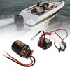 RC Brushed Motor ESC Kit External Carbon Brush Waterproof 540