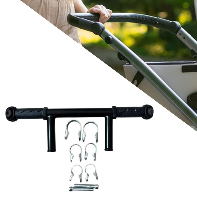 Stroller Handle Extender Replacement, Baby Strollers Handle Extension Adapter, Detachable