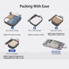 YUNYU 6Pcs Compression Packing Cubes Set - Lightweight Travel Organisers