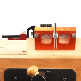 O'SKOOL Self Centering Dowel Jig Kit Drilling Guide Bushings Set 6 inch Wood Wide Capacity Doweling Jig Puncher Locator Joints Tool, DB06