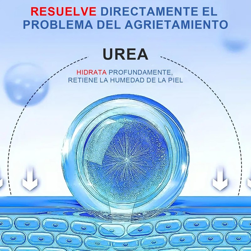 Crema Hidratante para Pies con Urea 60% y Ácido Salicílico
