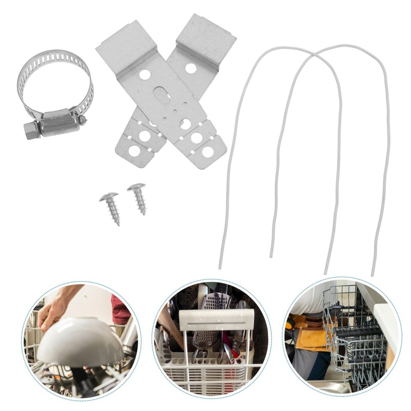 iplusmile Dishwasher Bracket Kit Undermount Sink Brackets Dishwasher Mounting Plate