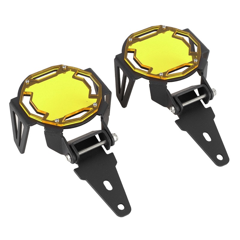 Motocycle Fog Light Guard Protective Cover LED Lamp Protector Fit