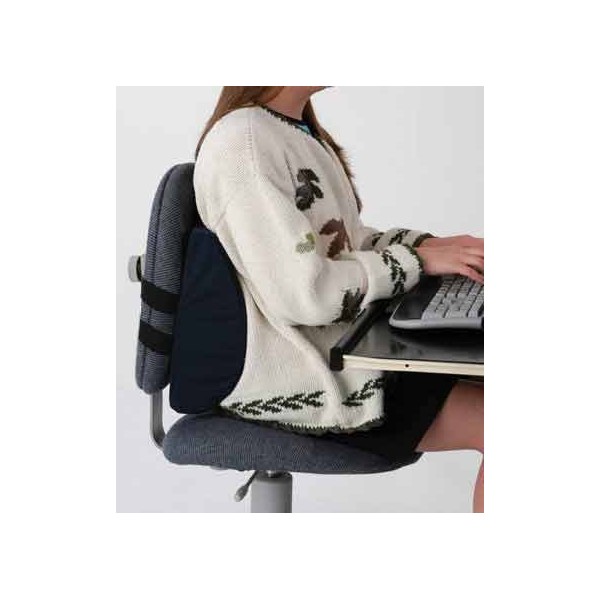 PrimeTrendz TM Lumbar Cushion - Black Color, this Lumbar Support Office Chair Back Cushion Helps the Lumbar and Sacral Region of the Spinal Column and Support Helps Promote Good Posture While Sitting.