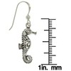Jewelry Trends Sterling Silver Celtic Knot Seahorse Dangle Earrings