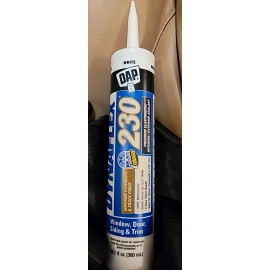 DAP Dynaflex 230 10.1 oz. White Premium Elastomeric ExteriorInteri