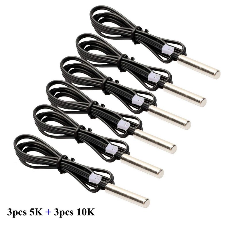 Hailege 6pcs NTC Temperature Sensor 5K + 10K 1% NTC