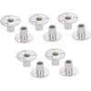 T-Nuts Brad Hole Furniture Hardware Flange Insert Female Screw Carbon